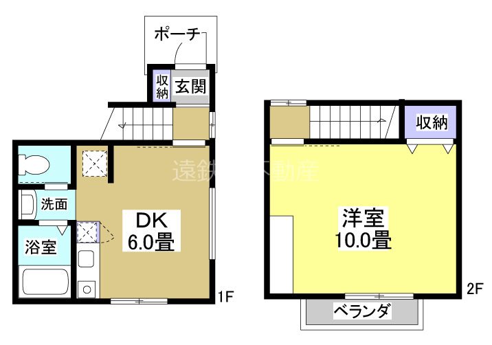 メゾン川井﻿ B号室 間取り