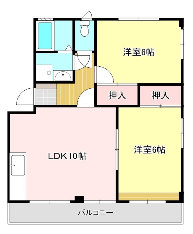 エレガンスヤダ 間取り図