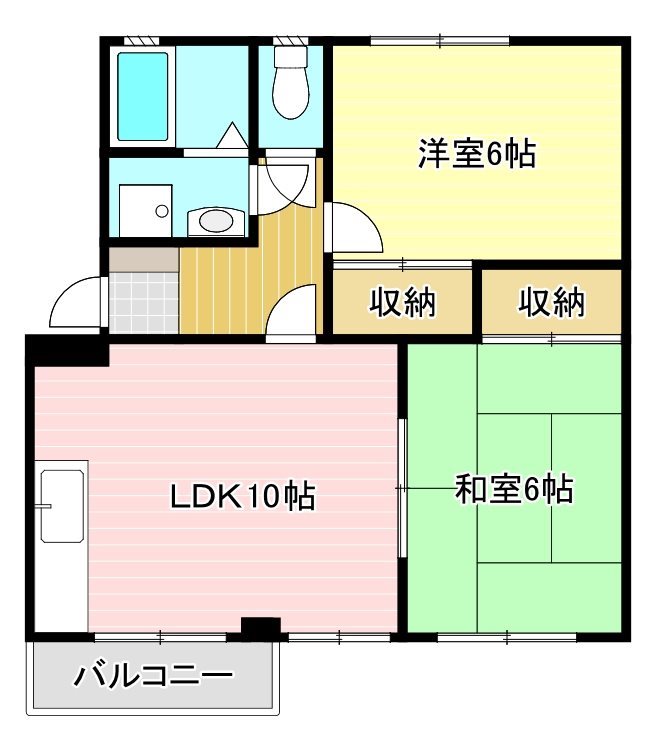 エレガンスヤダ 303号室 間取り