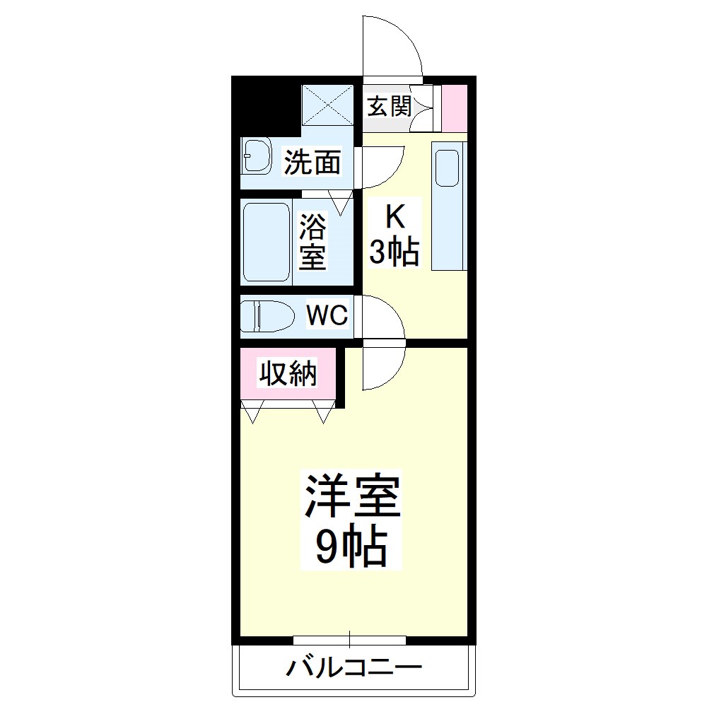 ブリアール 205号室 間取り