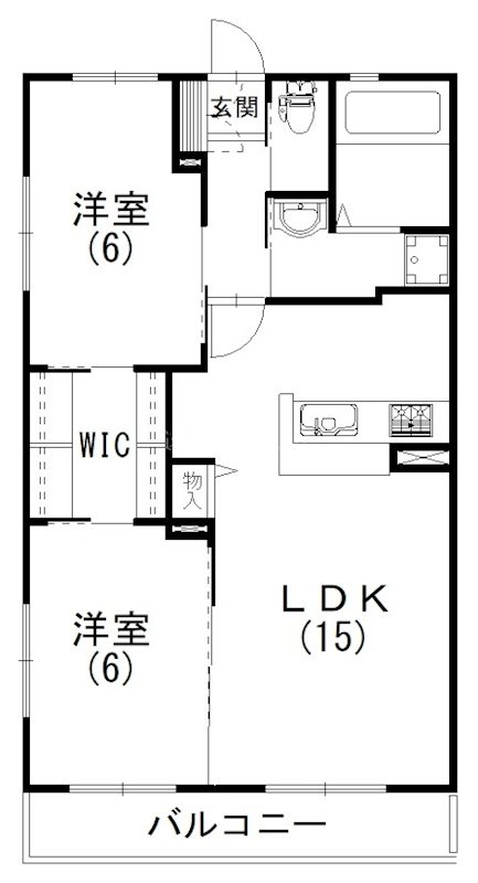 リーベルミシマ 503号室 間取り