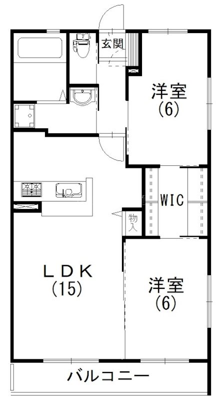 リーベルミシマ 501号室 間取り