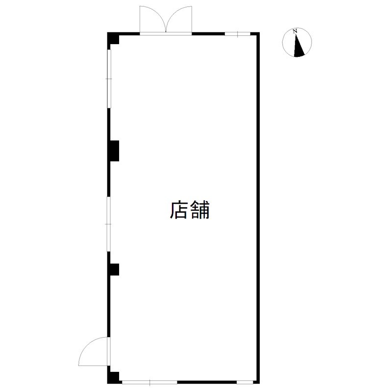 袋井高尾店舗 間取り