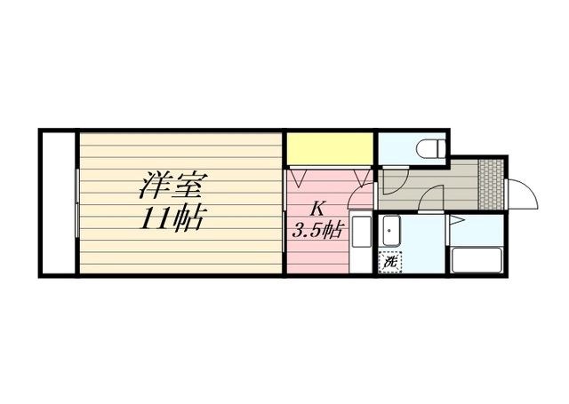 リアライズ掛川Ⅲ 105号室 間取り