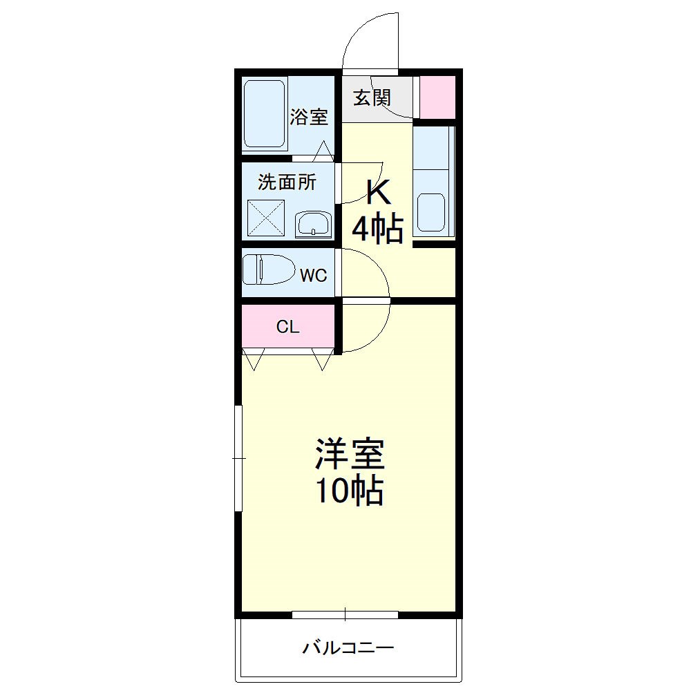 コーポ千里Ⅱ 202号室 間取り