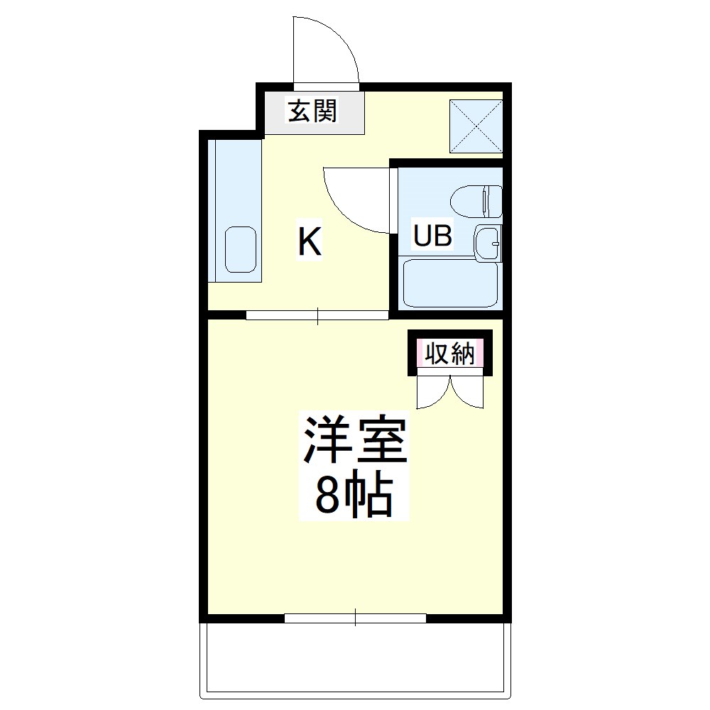 メゾン椿 306号室 間取り