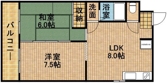 エスポワール 301号室 間取り