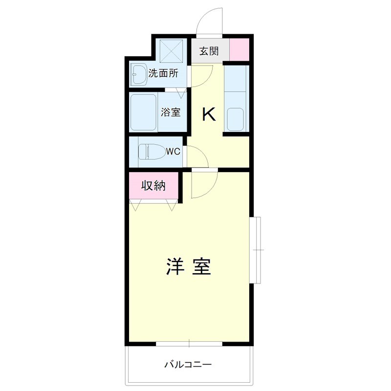 アイレットⅡ 201号室 間取り