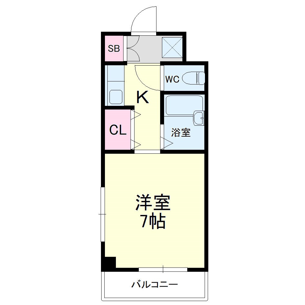 マ・メゾン中島Ⅱ 間取り図