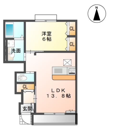 ＳＵＮ　ＬＩＮＥ（サン　ライン） 間取り