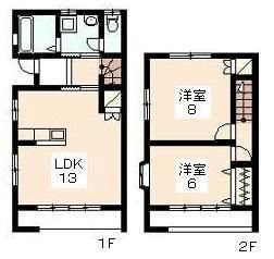 カーサ大平台Ⅱ 間取り図