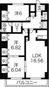 TRIBUTE 間取り図