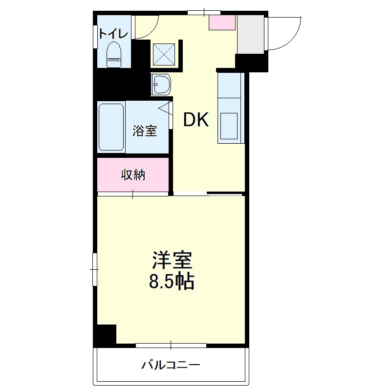 アベニュー山下 701号室 間取り