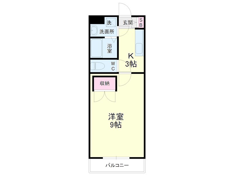 アイレット 108号室 間取り