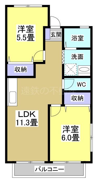 SpringHouseⅢ 間取り図