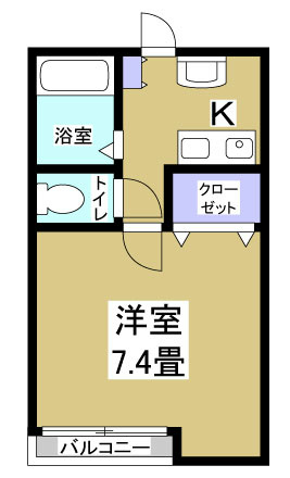 203号室 間取り