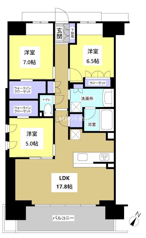 ブライトタウン天竜川駅前フレシア(0901) 間取り図