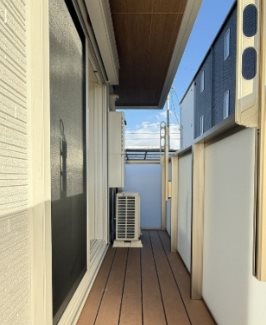 ベレオ助信町 ベランダ
