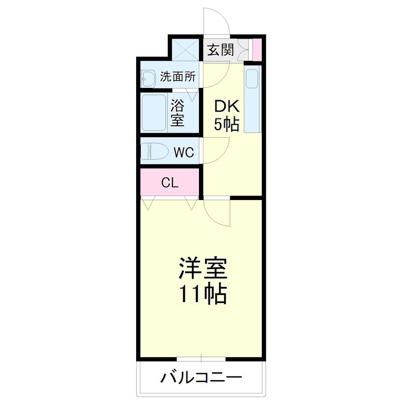 マスカット・S 306号室 間取り