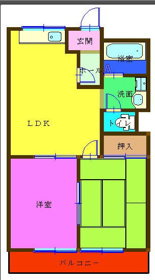 ファインシティⅡ 103号室 間取り