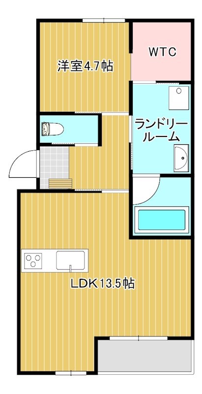 AQUA（アクア） 203号室 間取り