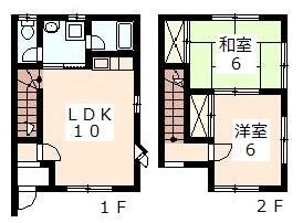 ベルハイム Ｅ号室 間取り