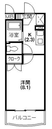 プチメゾンK 302号室 間取り