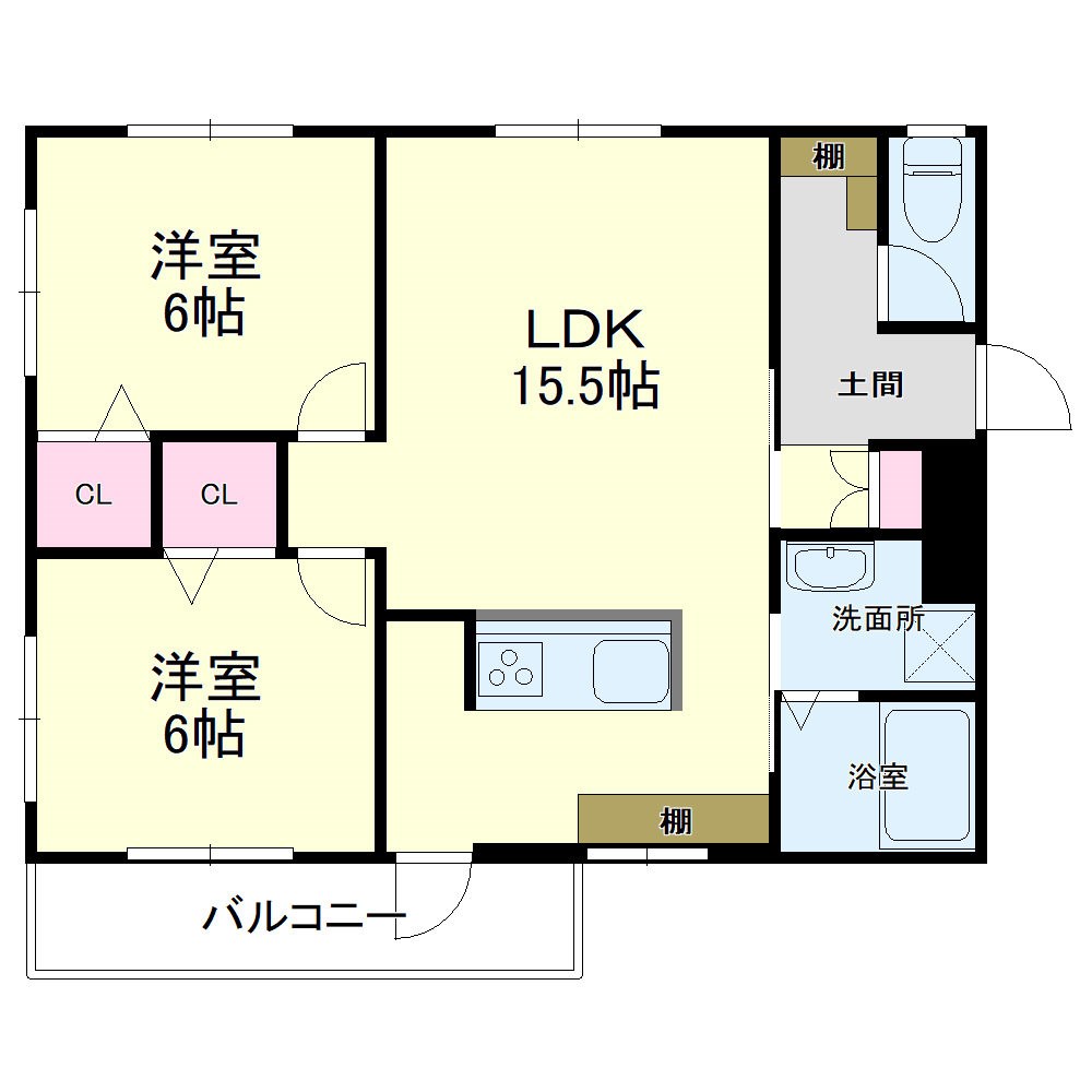 ライトマンション 302号室 間取り