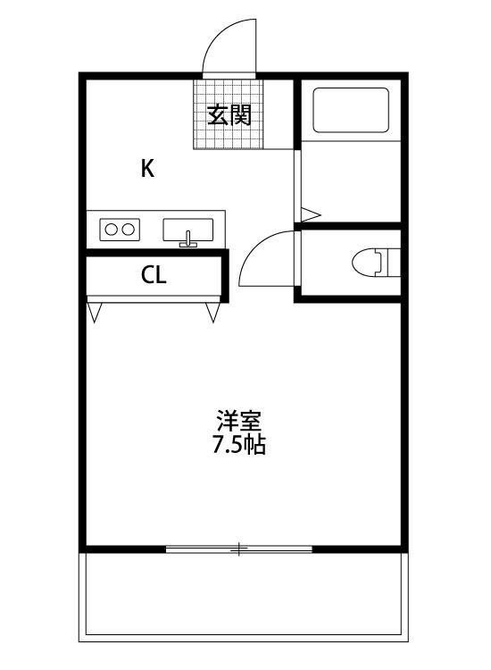 ドリームAZ-Ⅴ 305号室 間取り