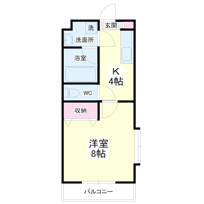 ソフィー 201号室 間取り