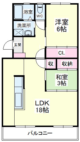 ガーデンハイツ浜松南 間取り図