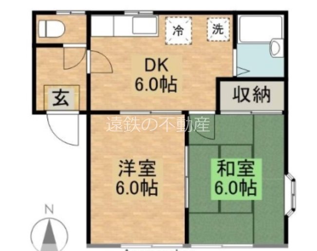 ベルツリーウィン I 205号室 間取り