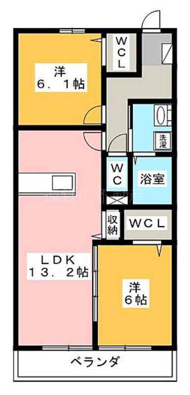 エスポワール（篠原町） 101号室 間取り