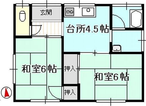 子安町305-12貸家 間取り