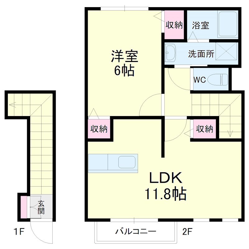 ウエストヒルズ 間取り図