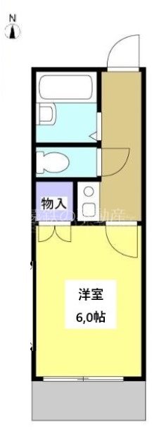 レオパレス新津町 間取り図