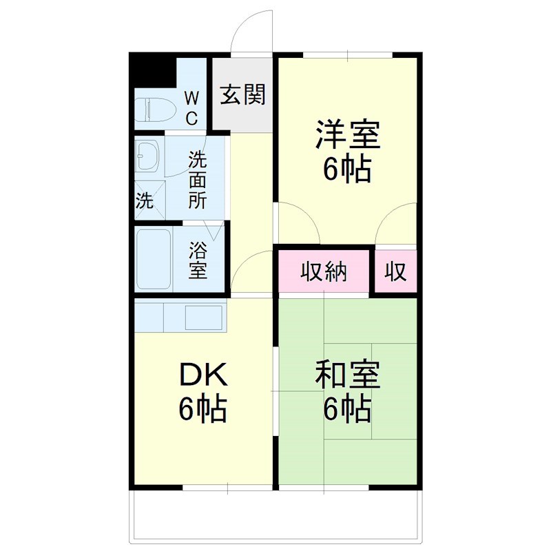 サンシャルム佐藤町 207号室 間取り