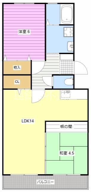 メローネINN 102号室 間取り