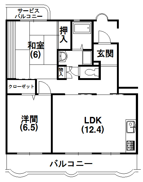 カーサフォルテ 間取り図