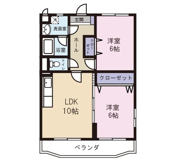 アイシェード 301号室 間取り