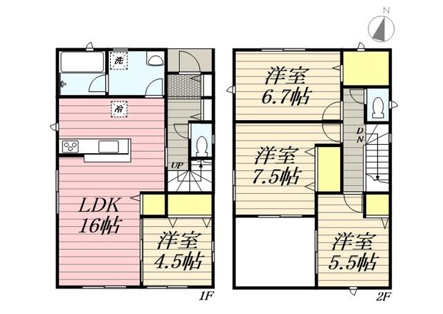 クレイドルガーデン浜松市中央区本郷町第１ 間取り