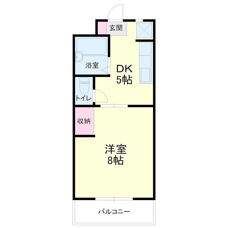 コンフォール 303号室 間取り