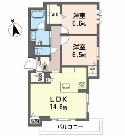 モントレゾール　プライムメゾン 間取り図