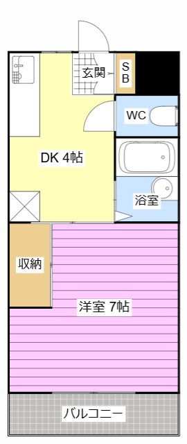 ハーベスト上島 間取り図