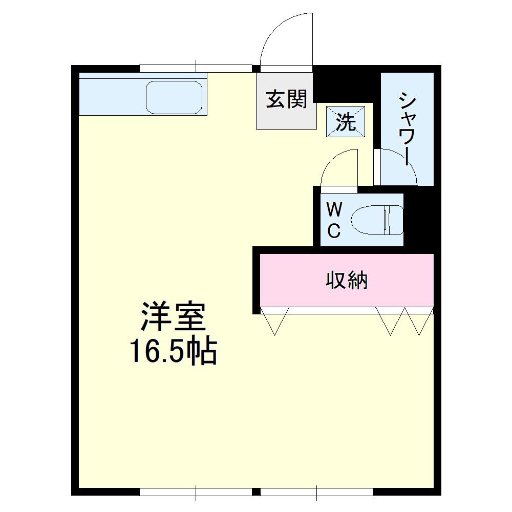 コーポ宏東Ａ 間取り図