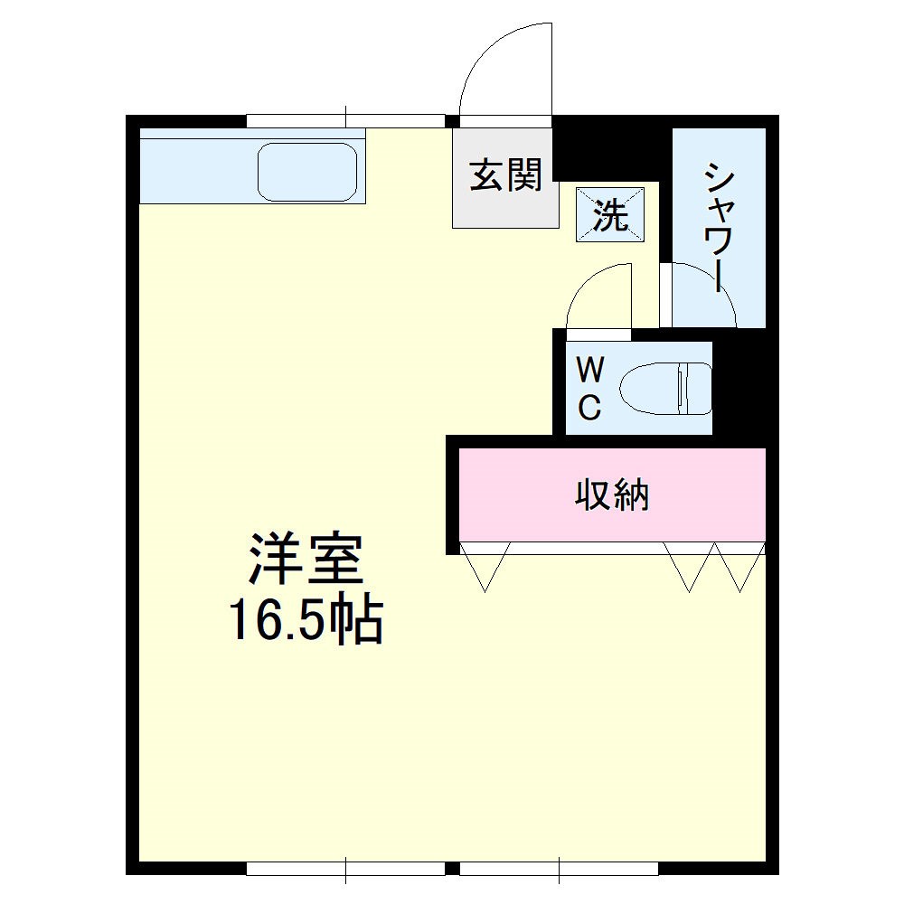 コーポ宏東Ａ 101号室 間取り