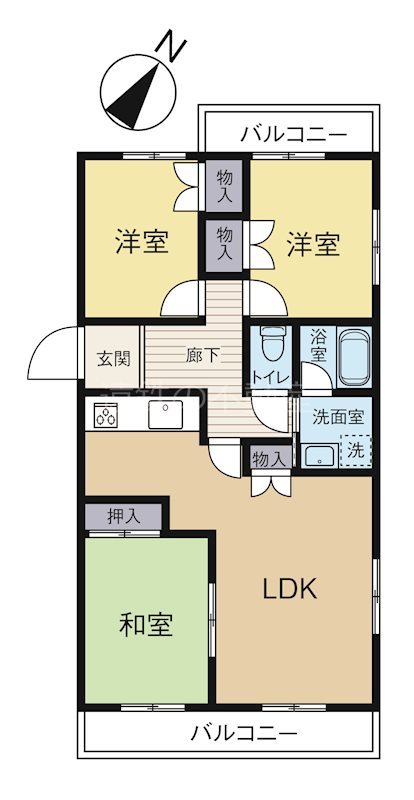フィオーレ佐鳴台 間取り図