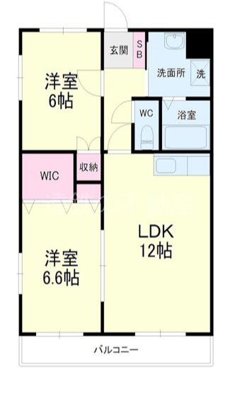 ブライトリー染地台Ⅱ 間取り図