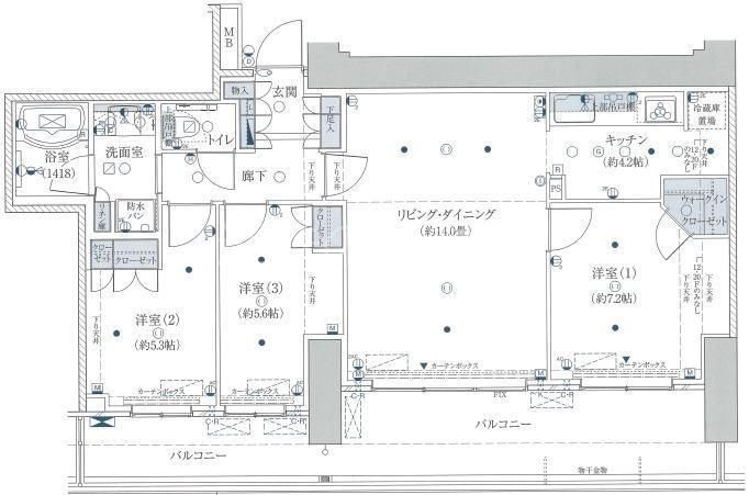 プレミスト浜松中央タワー   間取り図