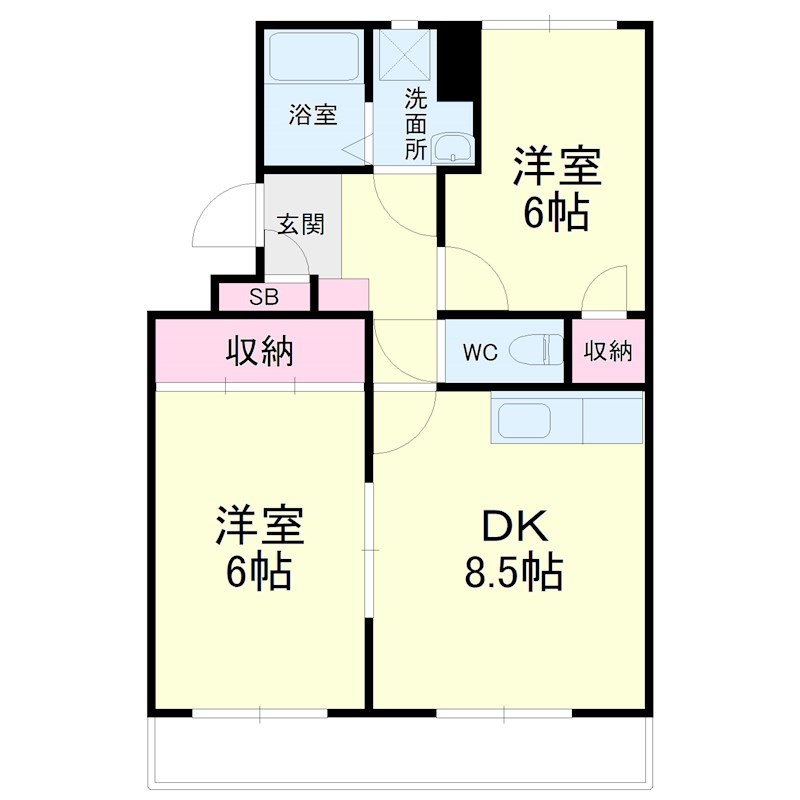 グランドールⅡ 間取り図